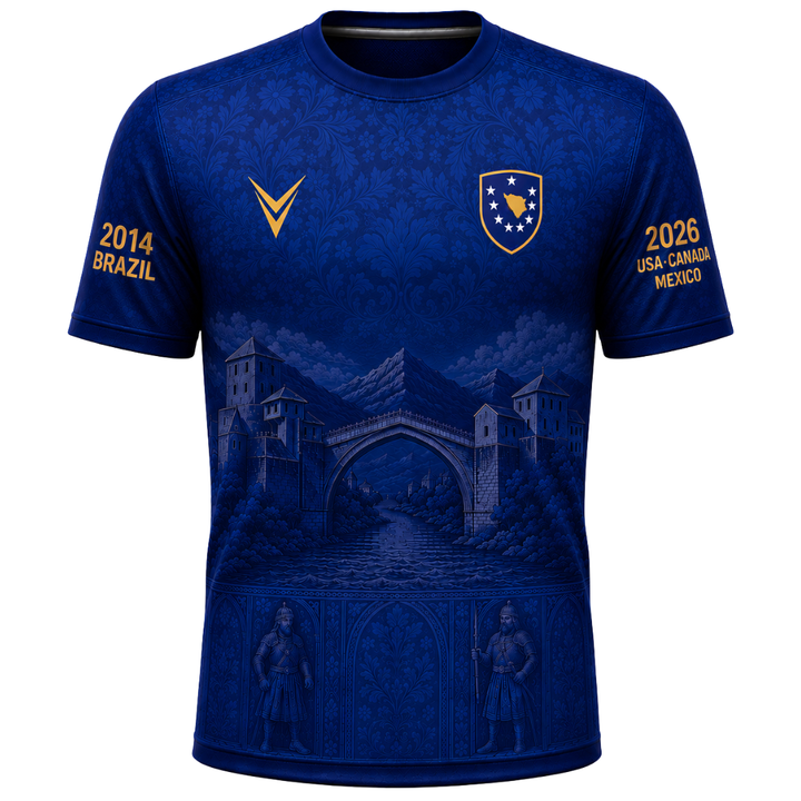 Bosnia "Kotromanić" Soccer Jersey —  World Cup Edition