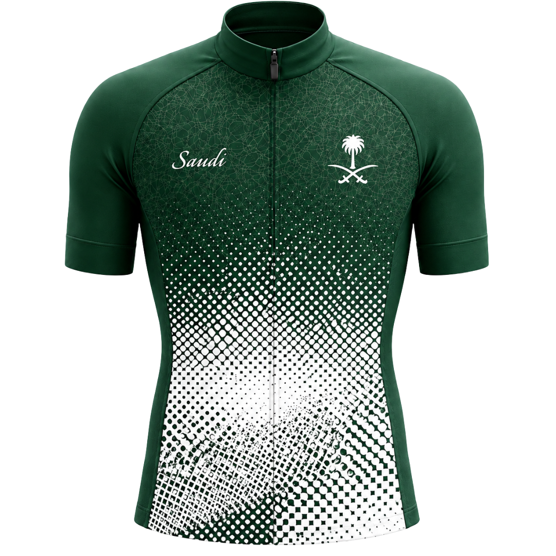 Saudi Arabia “Tempest” V2 Short Sleeve Cycling Jersey