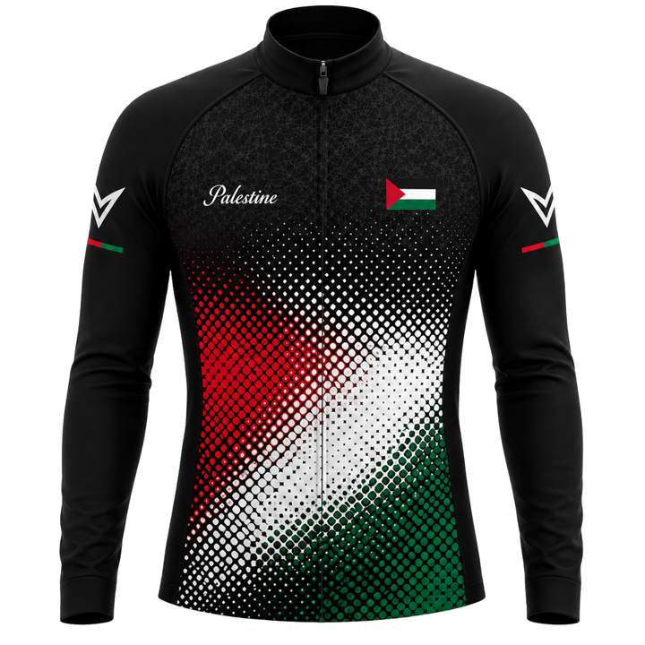 Palestine "Unbroken" Long Sleeve Cycling Jersey