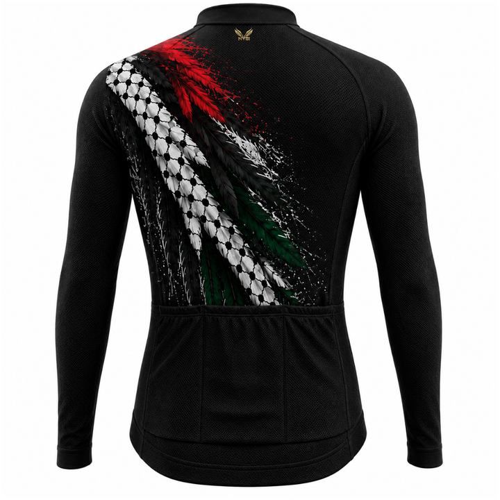 Palestine “Free” V1 Long Sleeve Cycling Jersey