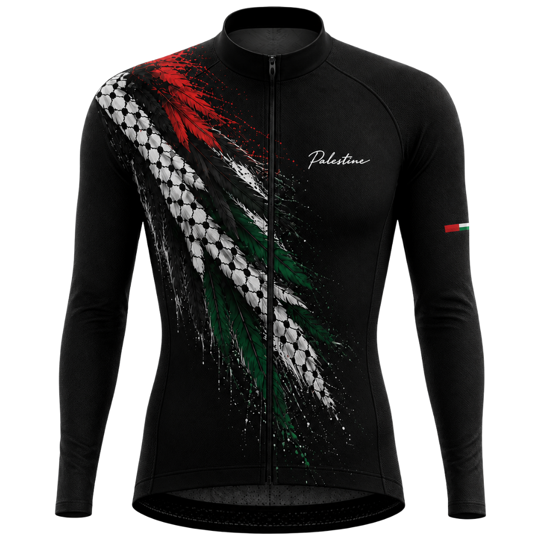 Palestine “Free” V1 Long Sleeve Cycling Jersey