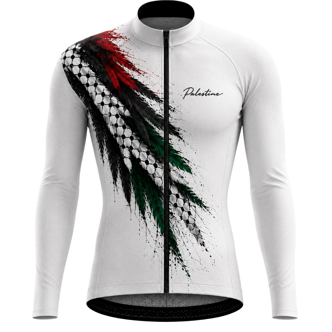 Palestine “Free” V2 Long Sleeve Cycling Jersey