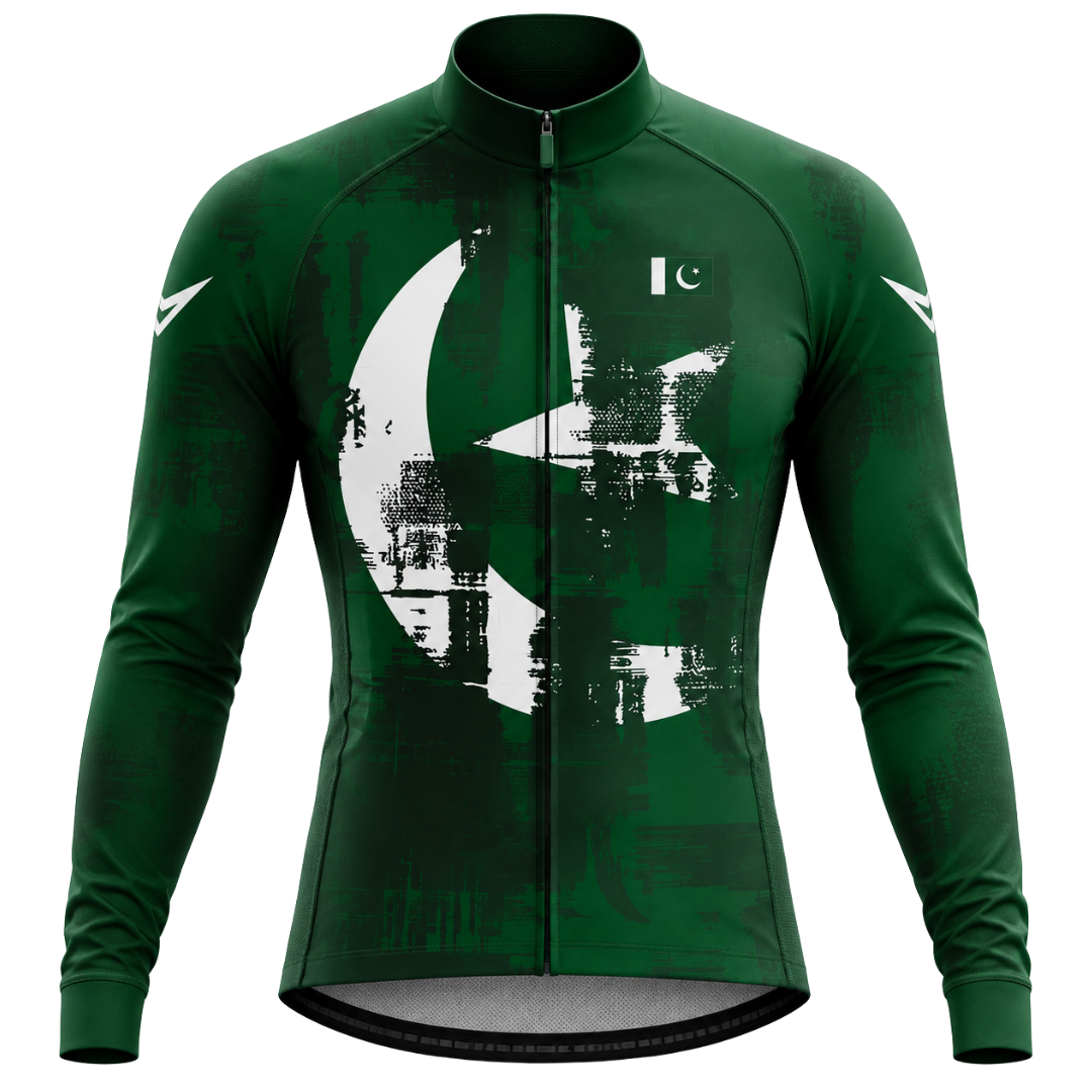 Pakistan "Zor" Long Sleeve Cycling Jersey