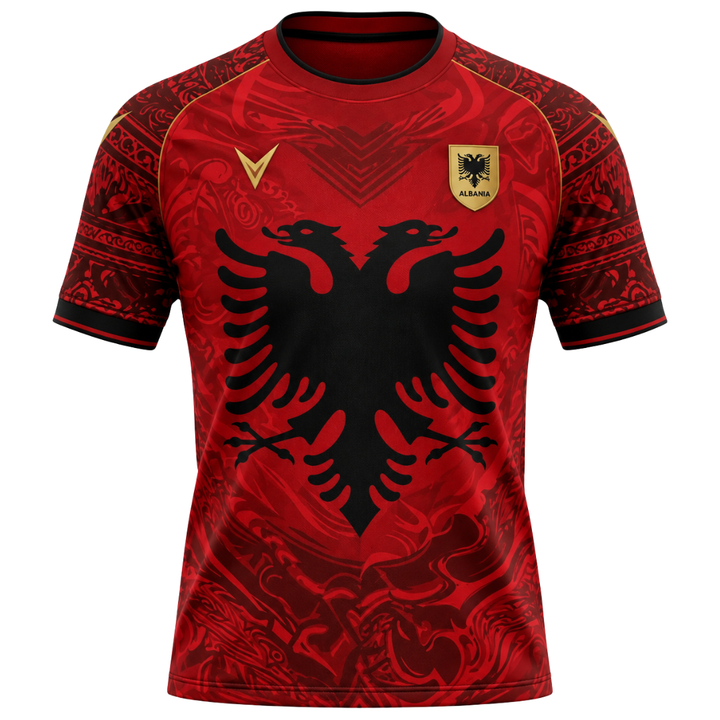 Albania "Crimson" Soccer Jersey