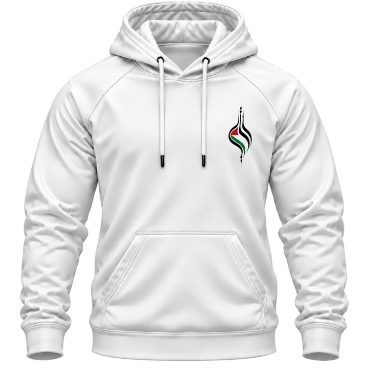 Palestine "Signature" White Hoodie