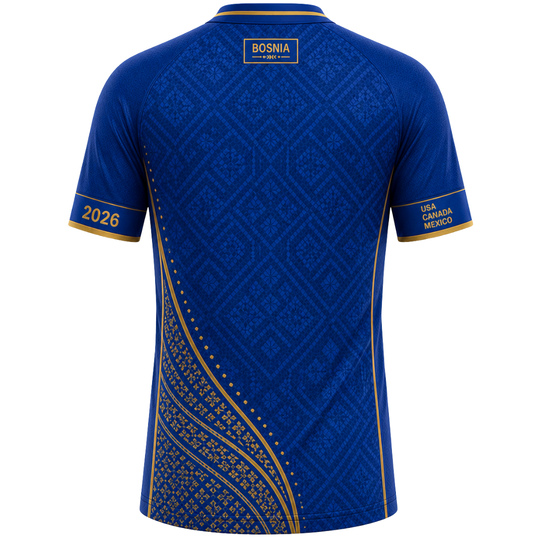 Bosnia "Dinaric" Soccer Jersey — World Cup Edition