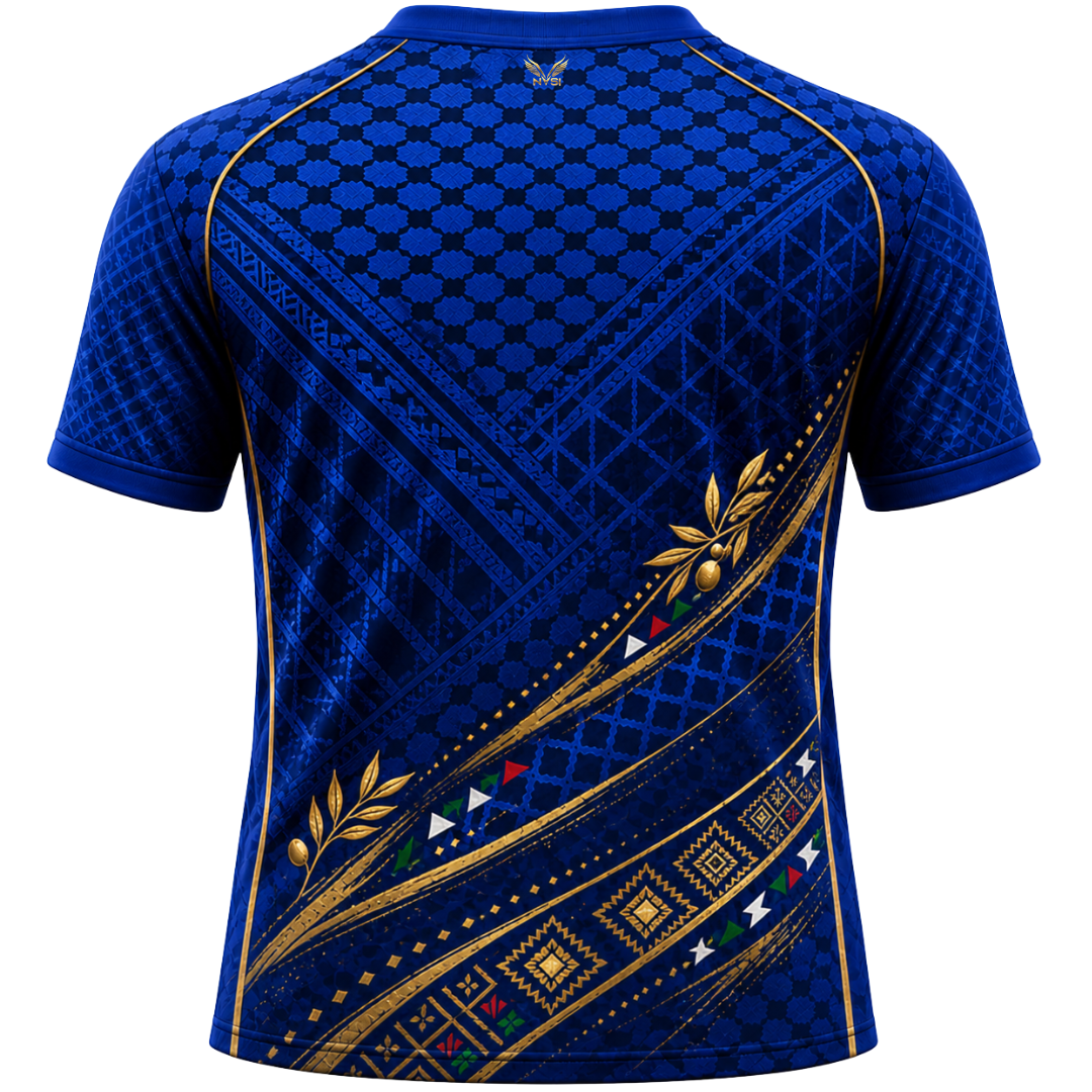 Palestine “Quds Azure” Soccer Jersey