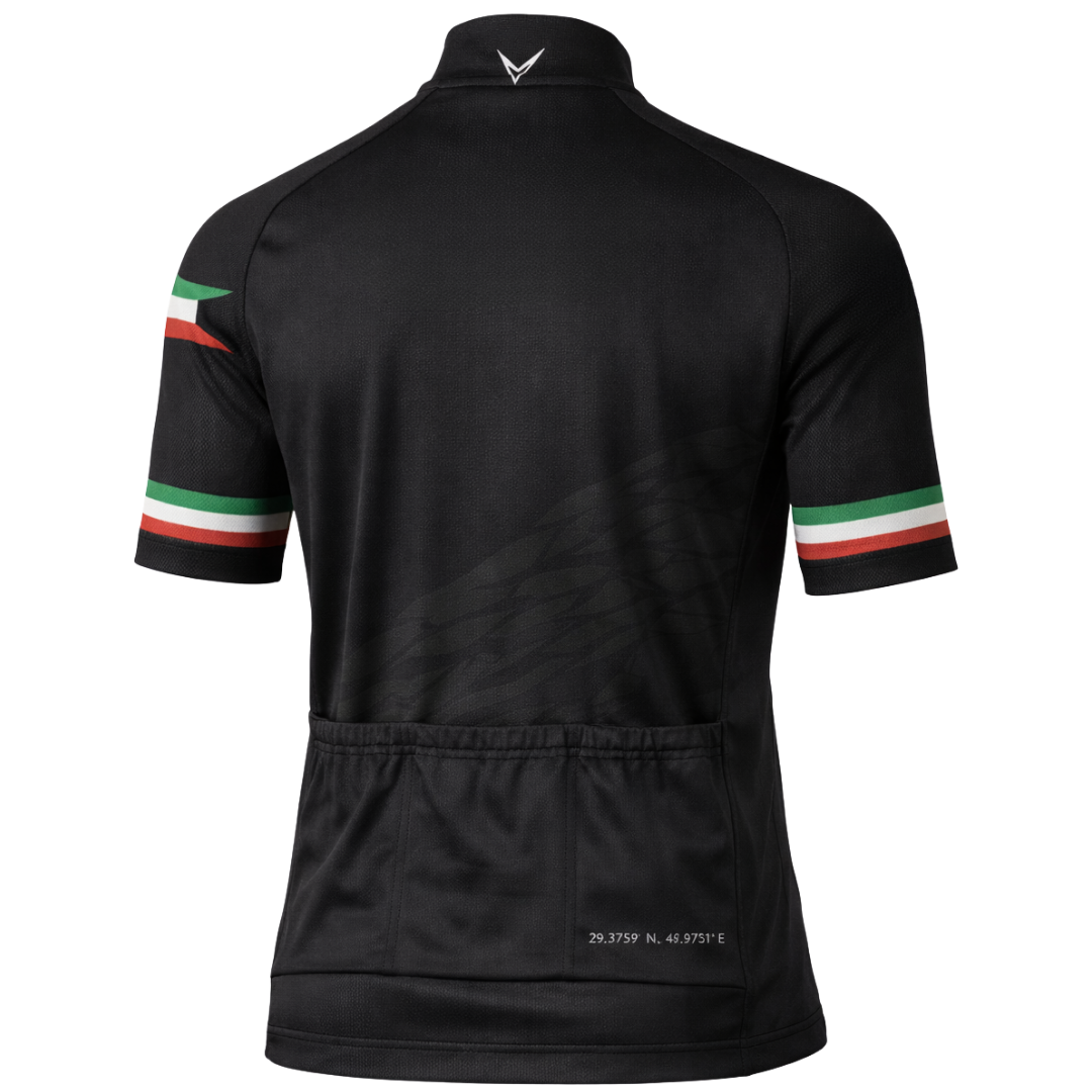 Kuwait "Aero" Short Sleeve Cycling Jersey — Black Edition